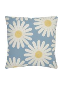 Katoenen kussenhoes Radar met bloemen motief, 100% katoen, Multicolour, B 45 x L 45 cm