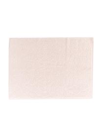 Tappeto bagno Stone, 100% cotone, Rosa chiaro, Larg. 50 x Lung. 70 cm