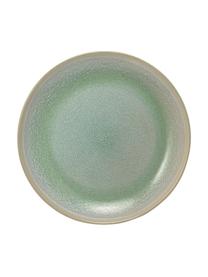 Vajilla de porcelana Samoa, 6 comensales (18 pzas.), Porcelana, Verde menta, Set de diferentes tamaños