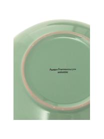 Vajilla de porcelana Samoa, 6 comensales (18 pzas.), Porcelana, Verde menta, Set de diferentes tamaños