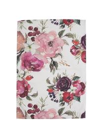 Ręcznik kuchenny z bawełny Florisia, 2 szt., Bawełna, Blady różowy, biały, S 50 x D 70 cm