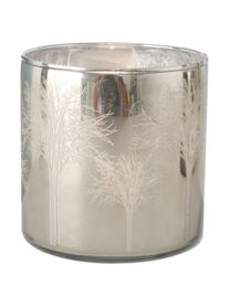Komplet świeczników Skove, 2 elem., Szkło lakierowane, Odcienie srebrnego, szary, błyszczący, Ø 15 x W 15 cm