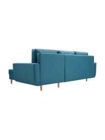 Sofa narożna z funkcją spania i miejscem do przechowywania Neo (4-osobowa), Tapicerka: 100% poliester, Turkusowoniebieski, S 230 x G 140 cm