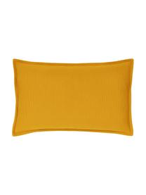 Federa arredo in cotone giallo senape Mads, 100% cotone, Giallo, Larg. 30 x Lung. 50 cm