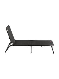 Gartenliege Fiam, Gestell: Aluminium, Bezug: Polyester, Schwarz, L 190 x B 58 cm