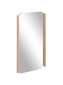 Miroir mural avec cadre en bois Natane, Bois clair, larg. 34 x haut. 54 cm