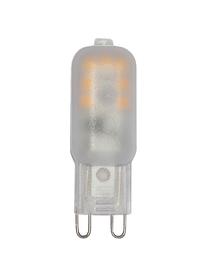 G9 Leuchtmittel, dimmbar, warmweiß, 1 Stück, Leuchtmittelschirm: Kunststoff, Leuchtmittelfassung: Kunststoff, Weiß, semi-transparent, B 2 x H 5 cm