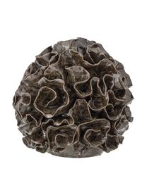 Handgefertigtes Deko-Objekt Delvan aus Steingut, Steingut, Dunkelbraun, Ø 14 x H 14 cm