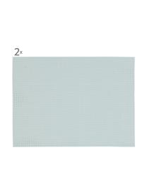 Tischsets Confetti, 2 Stück, Polyvinylchlorid, Grün, 30 x 40 cm