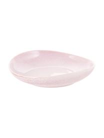 Platos hondos artesanales Amalia, 2 uds., Cerámica, Rosa pálido, blanco crema, Ø 20 cm