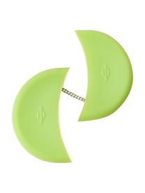 Set da cucina in acciaio inossidabile 9 pz, Acciaio inossidabile 18/10, silicone, Argento, verde, Ø 24 x Alt. 19 cm