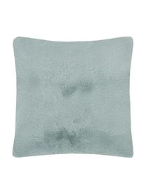 Housse de coussin 45x45 imitation fourrure Mette, Vert