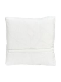 Housse de coussin 40x40 en tissu blanc crème Norman, Blanc, larg. 40 x long. 40 cm