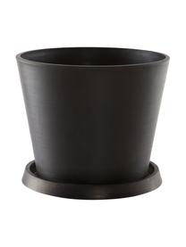 Grand pot de fleur noir Malcolm, Noir