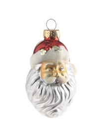 Set de adornos navideños de vidrio Santa, 16 uds., Figura: vidrio, Multicolor, Set de diferentes tamaños