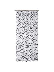 Cortina de baño Danja, 100% poliéster
Repelente al agua, no impermeable, Blanco, negro, An 180 x L 200 cm