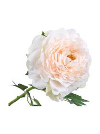 Pivoine artificielle, blanc/rose, Plastique, câble métallique, Blanc, rose, long. 61 cm