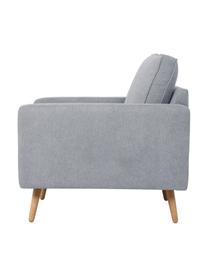 Fauteuil bleu-gris Saint, Tissu bleu-gris, larg. 85 x prof. 76 cm