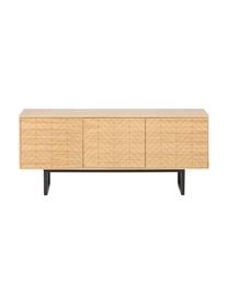 Sideboard Camden mit Türen und Eichenholzfurnier, Korpus: Mitteldichte Holzfaserpla, Holz, B 175 x H 75 cm 