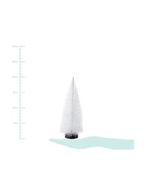 Deko-Objekte Winter Forest, 2 Stück, Kunststoff, Metalldraht, Weiss, Ø 8 x H 20 cm