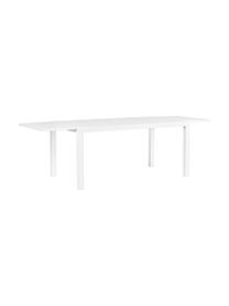 Table de jardin blanche extensible Hilde, de différentes tailles, Blanc, larg. de 160 à 240 x prof. 90 cm