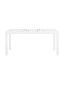 Table de jardin blanche extensible Hilde, de différentes tailles, Blanc, larg. de 160 à 240 x prof. 90 cm