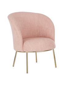 Fauteuil cocktail Kylie, Tissu vieux rose