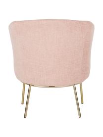 Fauteuil cocktail Kylie, Tissu vieux rose