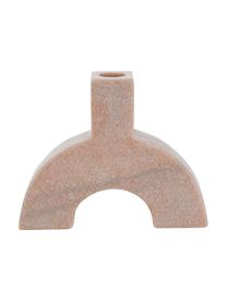 Candelabro in marmo Arch Thin, Marmo, Beige, rosa, Larg. 16 x Alt. 13 cm