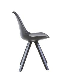 Chaise rembourrée Elin, 2 pièces, Noir