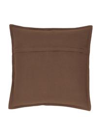 Poszewka na poduszkę z bawełny Mads, 100% bawełna, Brązowy, S 40 x D 40 cm