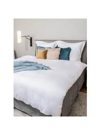 Funda nórdica de satén Premium, Blanco, Cama 180/200 cm (260 x 220 cm)