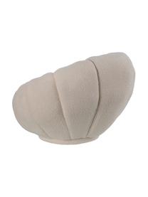 Poltrona in teddy bianco crema Coco, Rivestimento: poliestere (tessuto teddy, Struttura: legno, Bianco crema, Larg. 98 x Prof. 100 cm