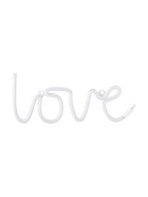 Wandlamp Love met stekker, Lamp: BPA-vrij PVC, Lichtkleur: geel. Wanneer uitgeschakeld, wordt het LED lampje wit., 38 x 16 cm