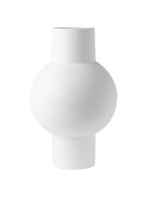 Vase design Matt, Grès cérame, Blanc, Ø 21 x haut. 32 cm