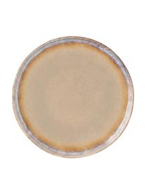 Piattino da dessert artigianale Nomimono 2 pz, Gres, Grigio- e tonalità beige, Ø 17 cm