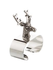 Ronds de serviette Cerf, 4 pièces, Argent