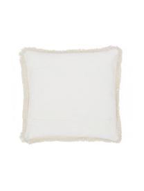 Ethno Kissen Klana, mit Inlett, Baumwolle, Beige, 45 x 45 cm