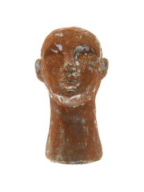 Objet décoratif Figure Head, 3 élém., Béton, Blanc crème, brun, beige, Ø 9 x haut. 15 cm