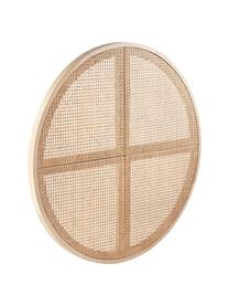 Rattan-Kopfteil Stockholm, Holz, Rattan, Hellbraun, Ø 135 cm