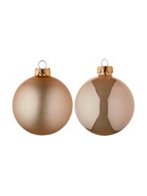 Set de bolas de Navidad Evergreen Ø 8 cm, 6 uds., Crema, Ø 8 cm