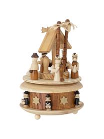 Presepe Ravn, alt. 18 cm, Legno di pino, metallo, Beige, Ø 13 x Alt. 18 cm