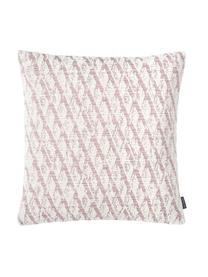 Housse de coussin 40x40 rose/blanc Illinois, Rose, blanc