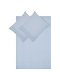 Renforcé dekbedovertrek Chambre, Weeftechniek: renforcé, Lichtblauw, 200 x 220 cm