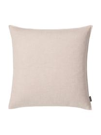 Housse de coussin lin beige Sven, Beige