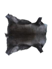Dywan ze skóry renifera Berndo, Skóra renifera, Odcienie brązowego, Unikatowa skóra z renifera 232, 75 x 115 cm