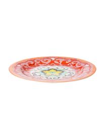 Assiette plate multicolore Nador, 6 élém., Grès cérame, Multicolore, Ø 27 cm