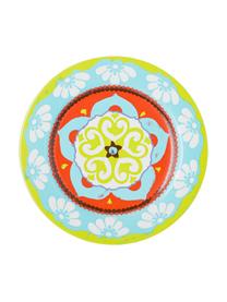 Assiette plate multicolore Nador, 6 élém., Grès cérame, Multicolore, Ø 27 cm