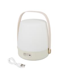 Mobilna lampa zewnętrzna LED z funkcją przyciemniania Lite-up, Odcienie piaskowego, transparentny, Ø 20 x 26 cm