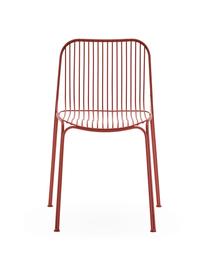 Silla para exterior con cojín Hiray, Tapizado: fibra sintética con cara , Rojo indio, An 53 x F 55 cm